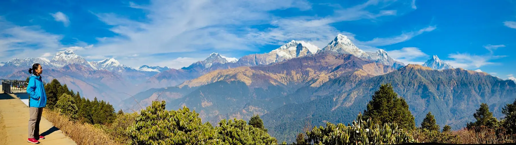 Annapurna region views near Poon Hill
