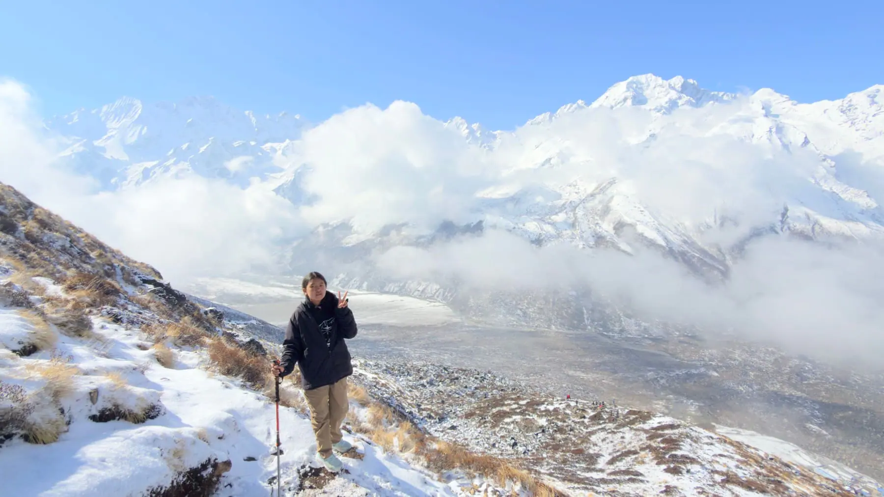 Langtang mountain scenery