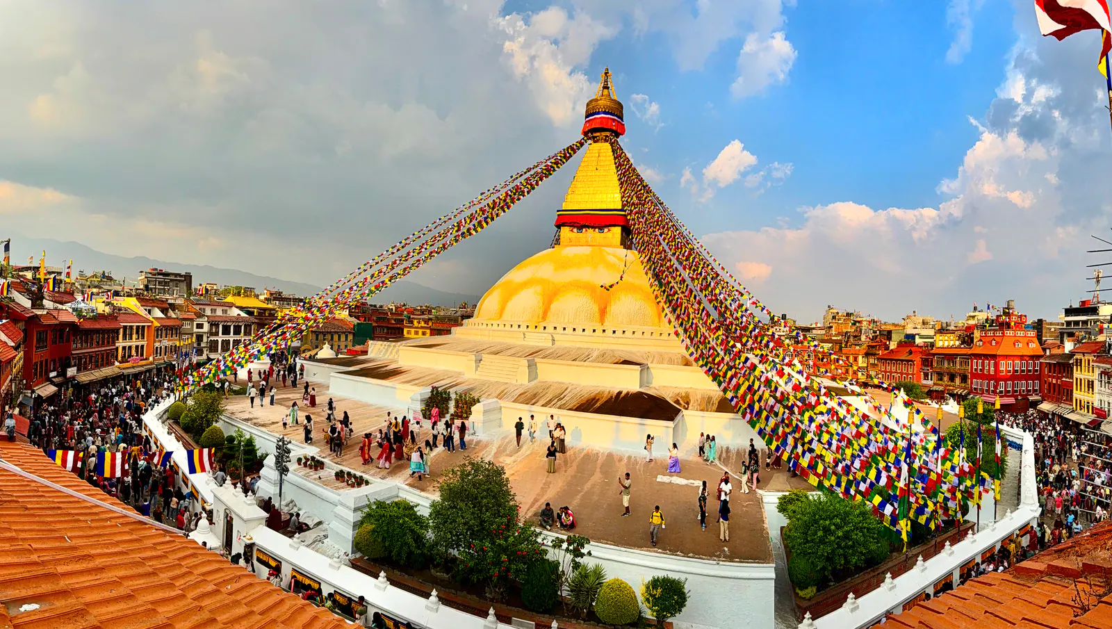 Boudhanath Stupa and its surrounding pilgrimage circuit