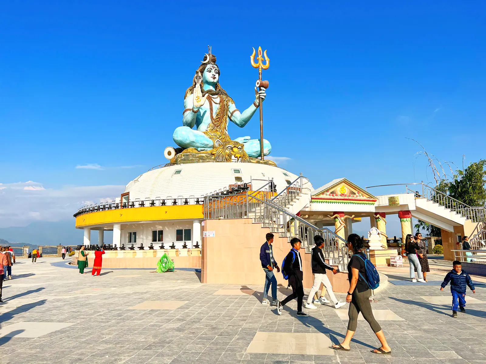 Pumdikot Shiva statue above Pokhara