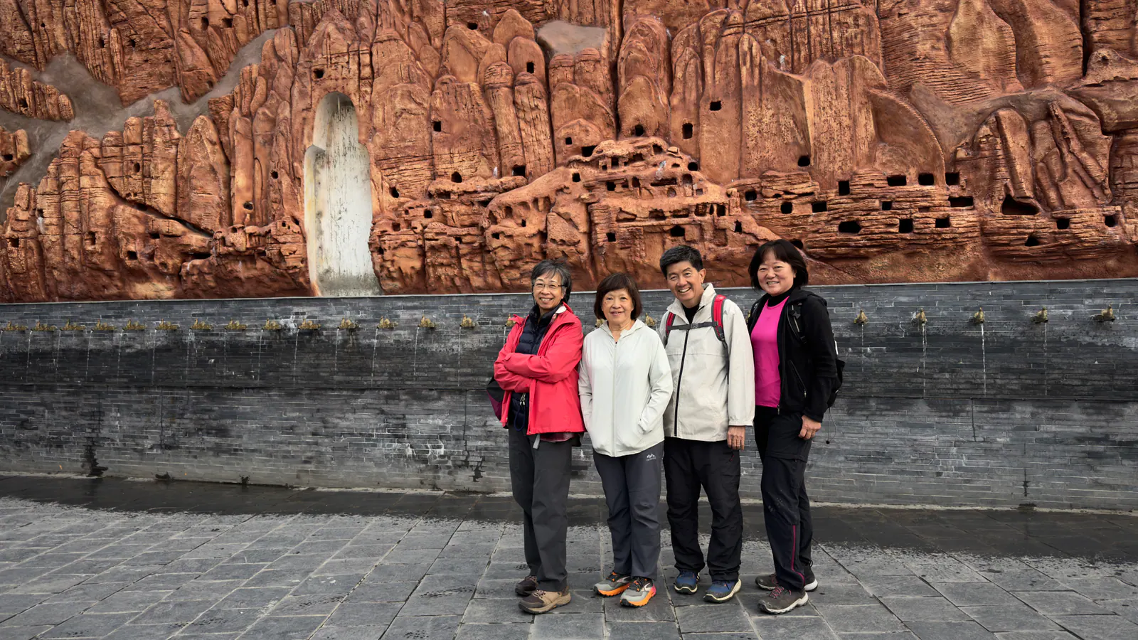 Travelers at the International Mountain Museum in Pokhara
