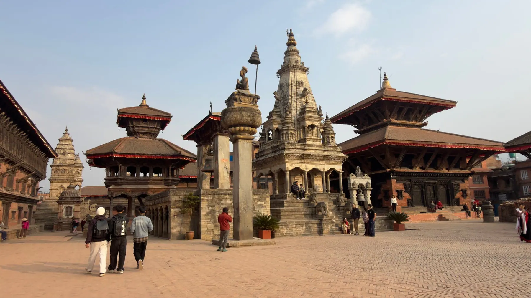 Bhaktapur heritage square and traditional Nepal architecture